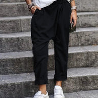 WW | Lässige Leinenhose Look