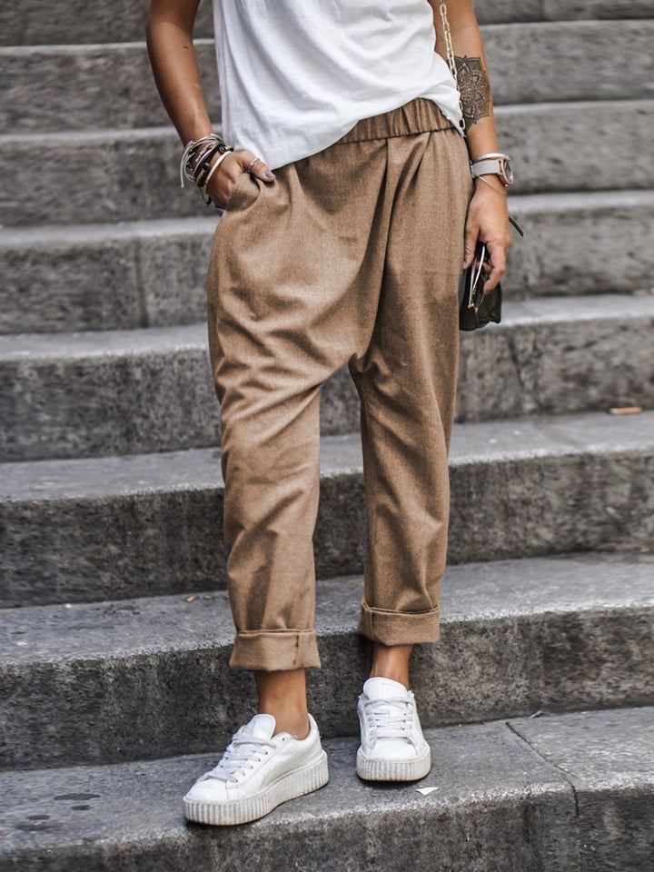 W&W Mode | Lässige Leinenhose Look