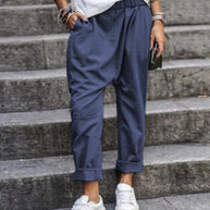 WW | Lässige Leinenhose Look