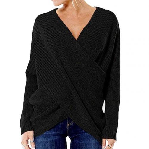 W&W Mode | Cross Sweatshirt Mit V-Ausschnitt