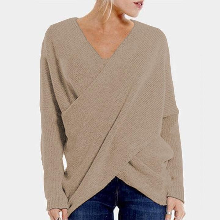 W&W Mode | Cross Sweatshirt Mit V-Ausschnitt
