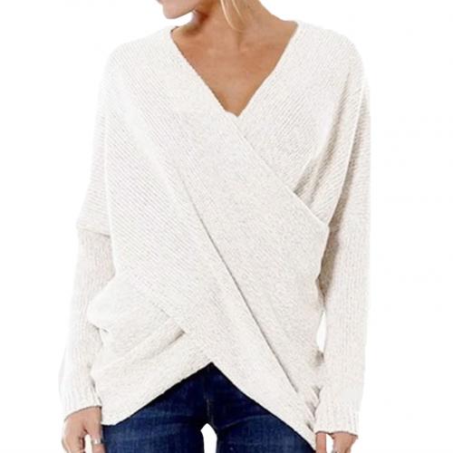 W&W Mode | Cross Sweatshirt Mit V-Ausschnitt