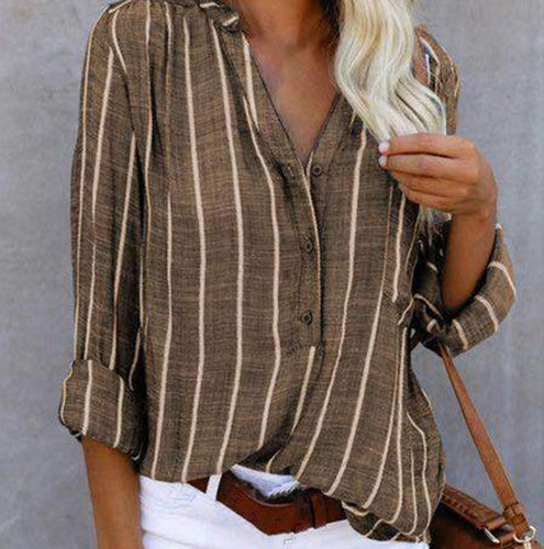WW | Atmungsaktives Und Modisches Gestreiftes Hemd