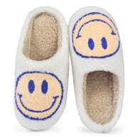 WW | mit Smiley - bequeme Damen Hausschuhe aus weichem Material
