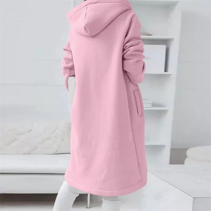 W&W Mode Jacke | Bequeme lange Kapuzenweste für Frauen
