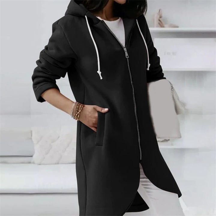 W&W Mode Jacke | Bequeme lange Kapuzenweste für Frauen