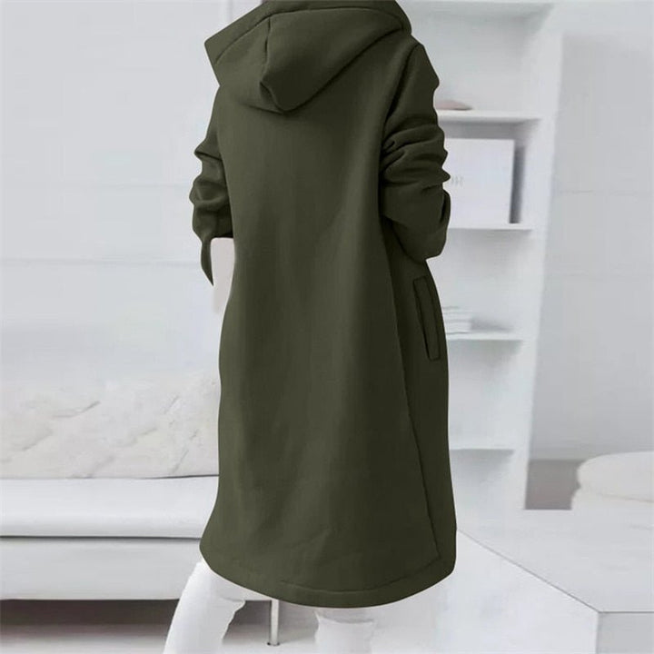W&W Mode Jacke | Bequeme lange Kapuzenweste für Frauen