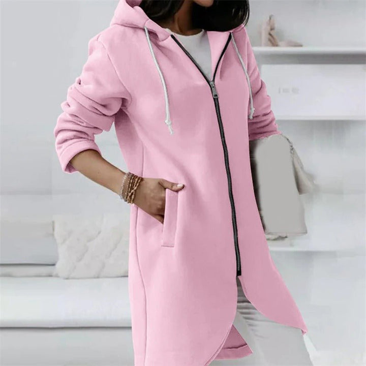 W&W Mode Jacke | Bequeme lange Kapuzenweste für Frauen