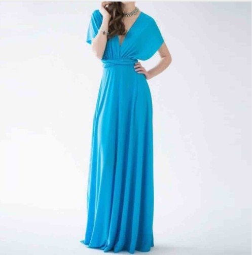 W&W Mode | Elegantes Halter-Maxikleid ohne Rücken für Frauen