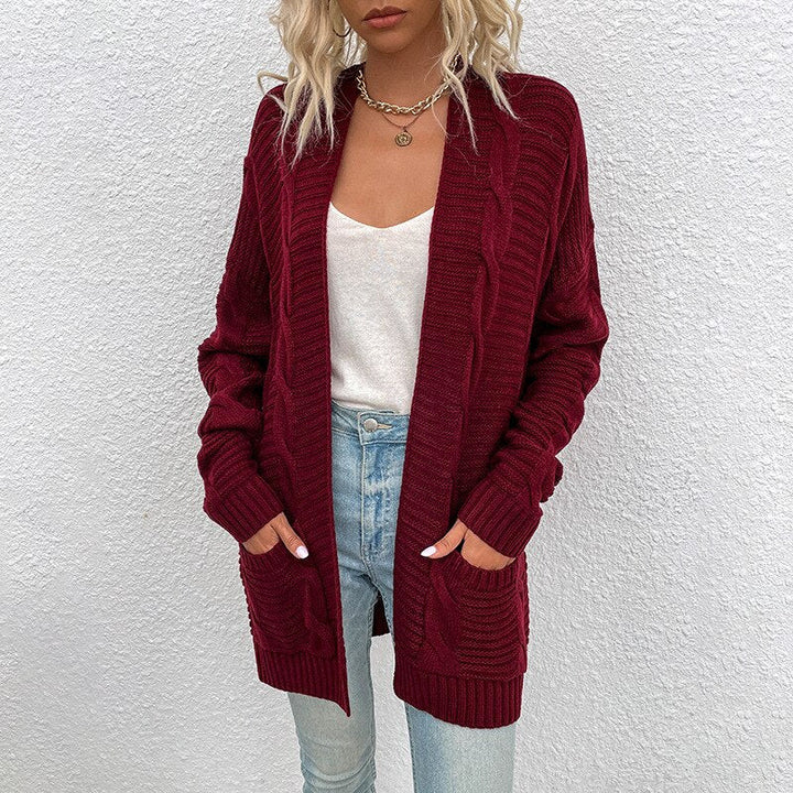 W&W Mode Strickjacke | Bequemer langer Strickmantel für Frauen