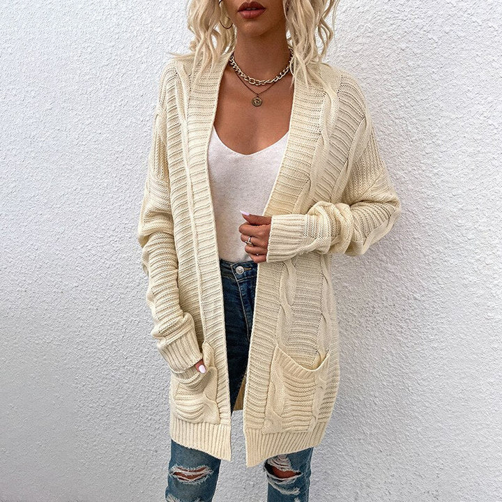 W&W Mode Strickjacke | Bequemer langer Strickmantel für Frauen