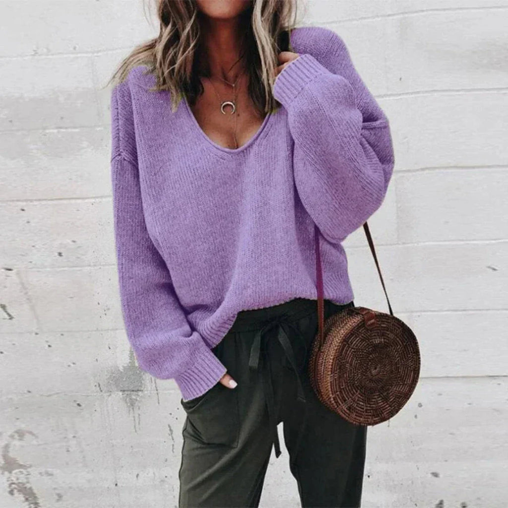WW | Pullover mit V Ausschnitt für Frauen