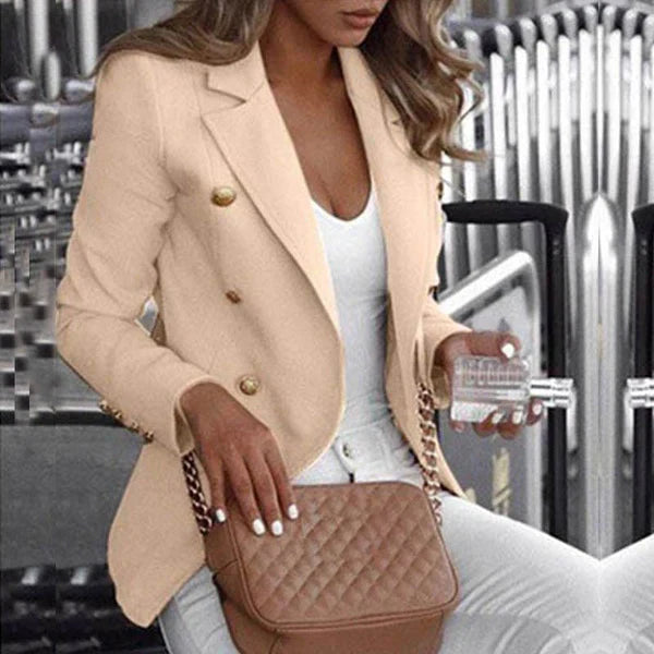 WW | modischer karierter langarmblazer