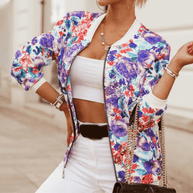 WW | Damenjacke Weinlese Kleidungsstil Damen Übergangsjacke Perfekt Für Schichten