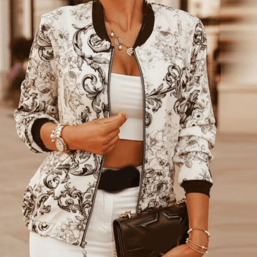 WW | Damenjacke Weinlese Kleidungsstil Damen Übergangsjacke Perfekt Für Schichten