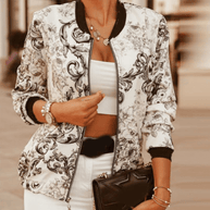 WW | Damenjacke Weinlese Kleidungsstil Damen Übergangsjacke Perfekt Für Schichten