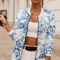 WW | Damenjacke Weinlese Kleidungsstil Damen Übergangsjacke Perfekt Für Schichten