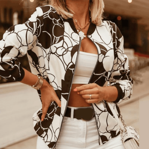 WW | Damenjacke Weinlese Kleidungsstil Damen Übergangsjacke Perfekt Für Schichten