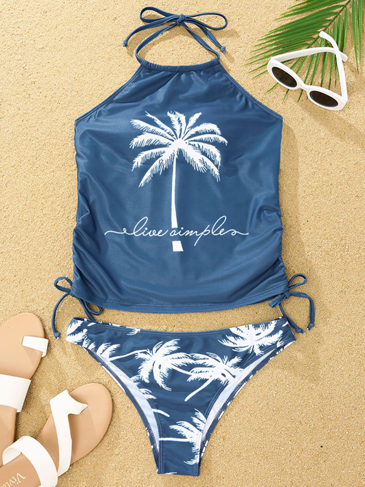 WW | Damen Badeanzug Sommer Strand Kokos Bikini Set