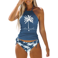 WW | Damen Badeanzug Sommer Strand Kokos Bikini Set