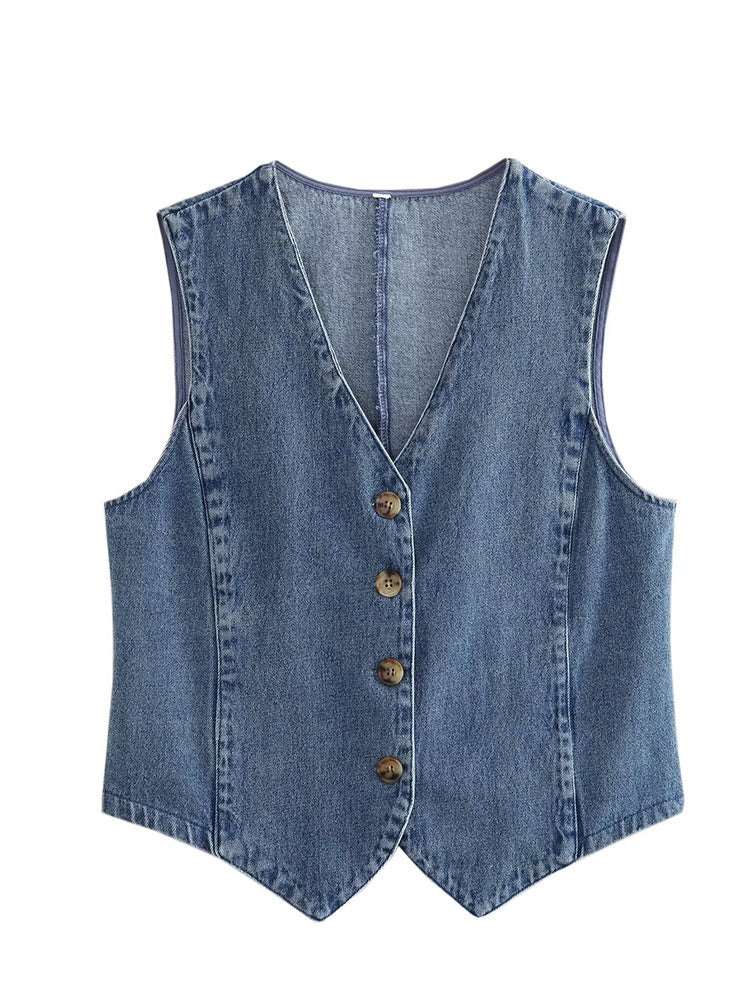 WW | Damen Blaue Jeansjacke