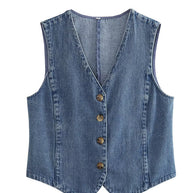 WW | Damen Blaue Jeansjacke