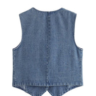 WW | Damen Blaue Jeansjacke