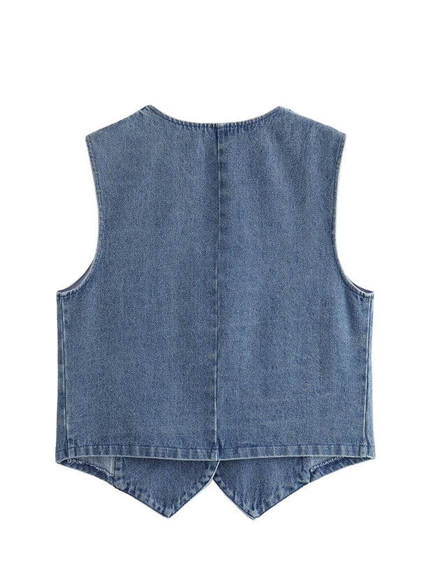 WW | Damen Blaue Jeansjacke