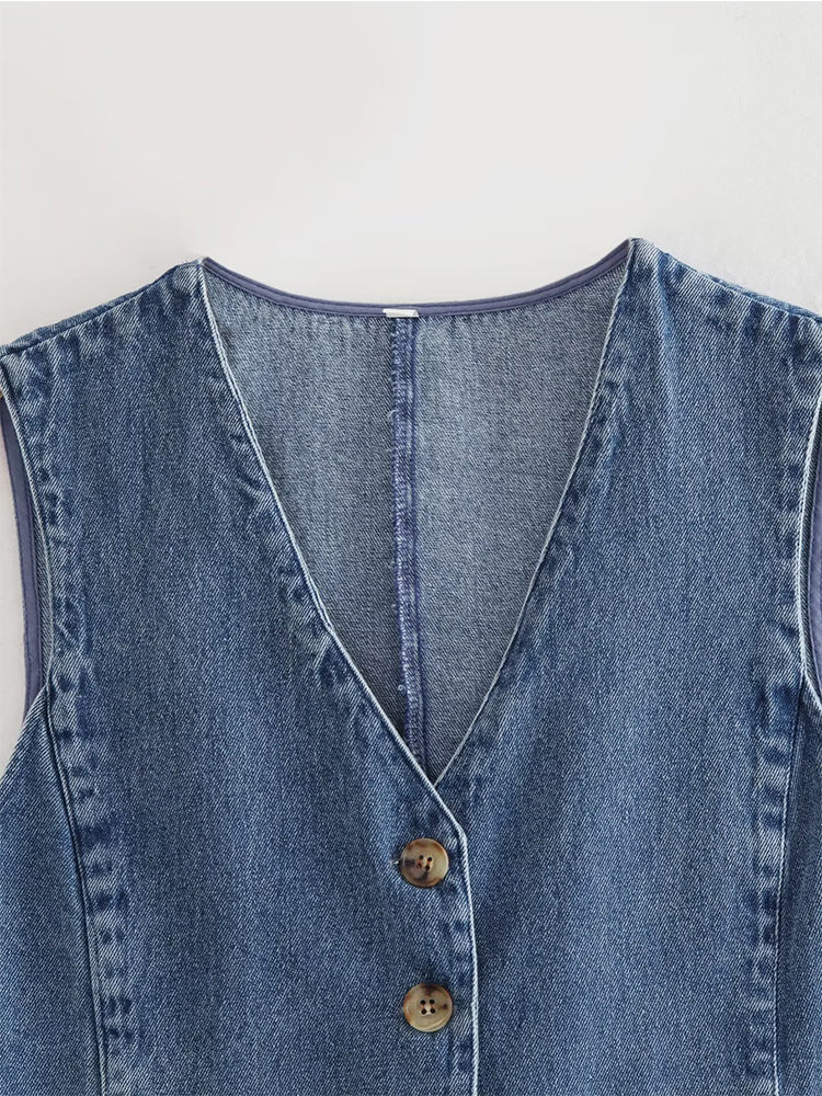 WW | Damen Blaue Jeansjacke