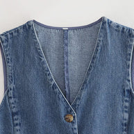 WW | Damen Blaue Jeansjacke