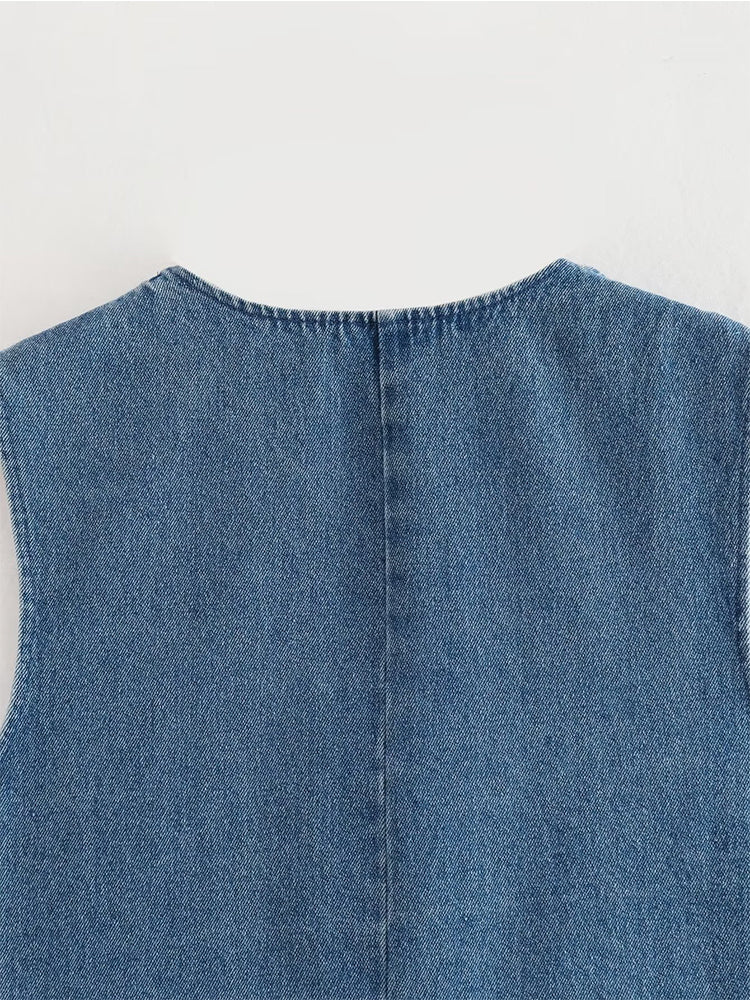 WW | Damen Blaue Jeansjacke