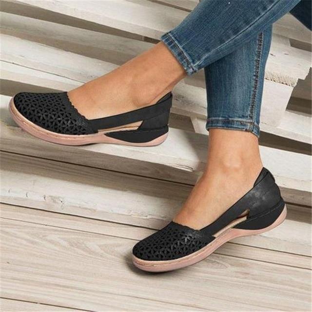 WW | Schicke Ballerinas Aus Leder Für Damen