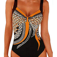 WW | Damen Kombinierter Badeanzug Push Up Sexiger Badeanzug
