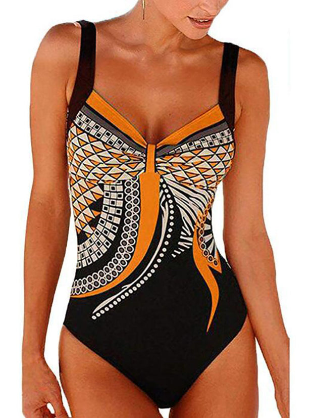 WW | Damen Kombinierter Badeanzug Push Up Sexiger Badeanzug