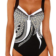 WW | Damen Kombinierter Badeanzug Push Up Sexiger Badeanzug