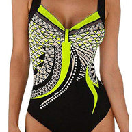 WW | Damen Kombinierter Badeanzug Push Up Sexiger Badeanzug
