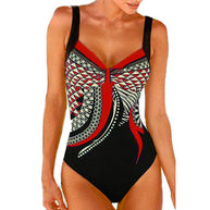 WW | Damen Kombinierter Badeanzug Push Up Sexiger Badeanzug