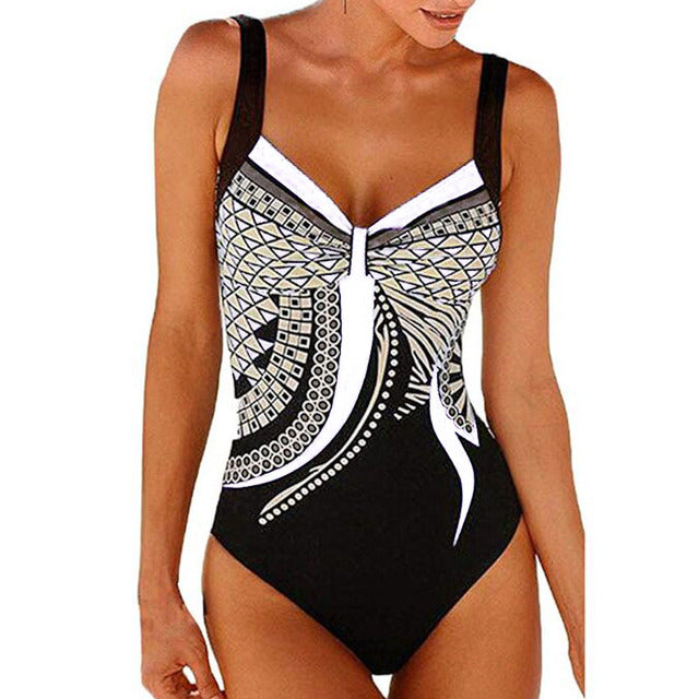 WW | Damen Kombinierter Badeanzug Push Up Sexiger Badeanzug