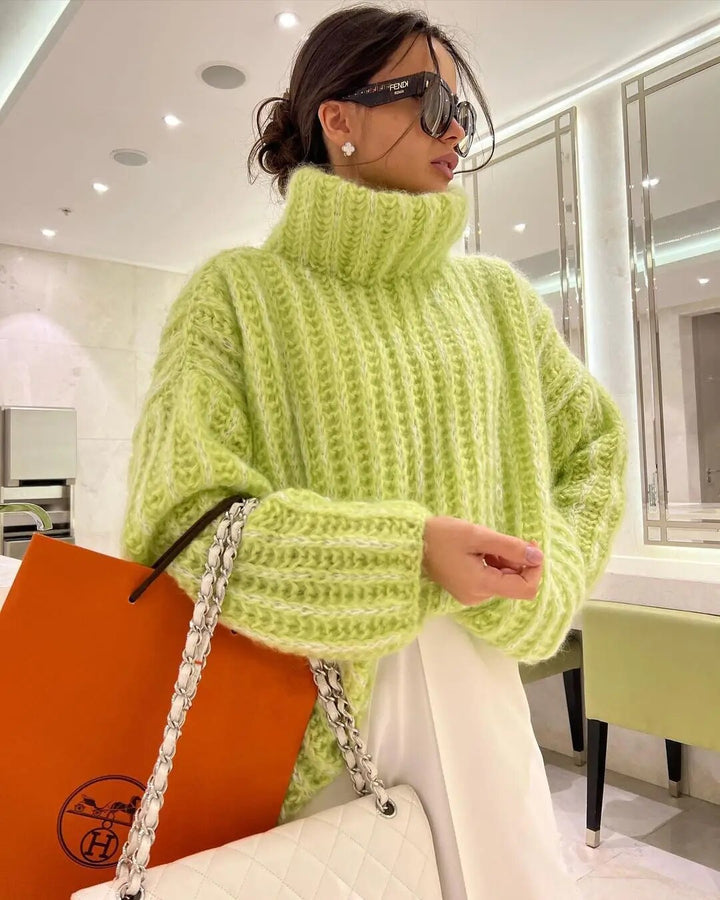 W&W Mode - Damen trendiger oversized Pullover