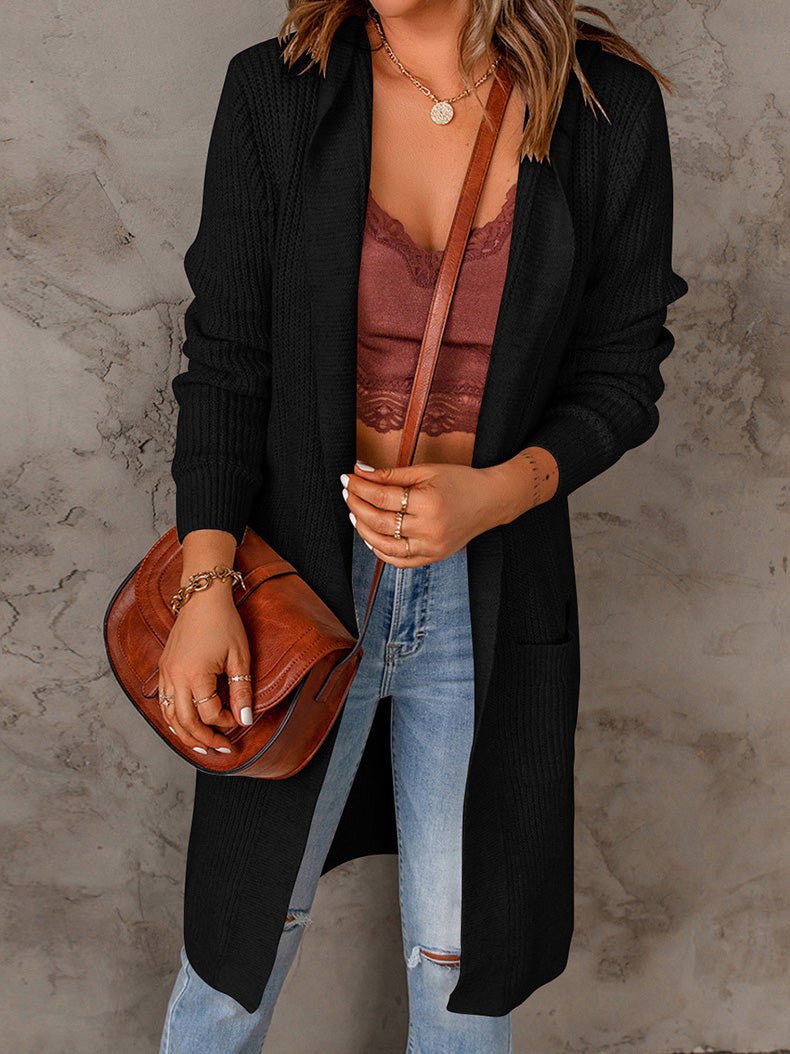 WW | Wärmender Langer Strickcardigan
