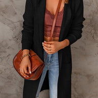WW | Wärmender Langer Strickcardigan