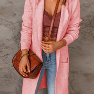 WW | Wärmender Langer Strickcardigan