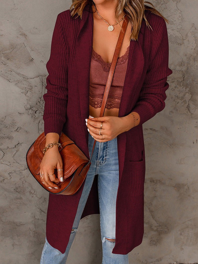 WW | Wärmender Langer Strickcardigan