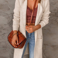 WW | Wärmender Langer Strickcardigan