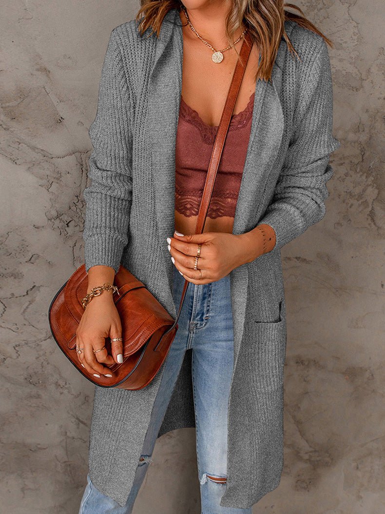 WW | Wärmender Langer Strickcardigan