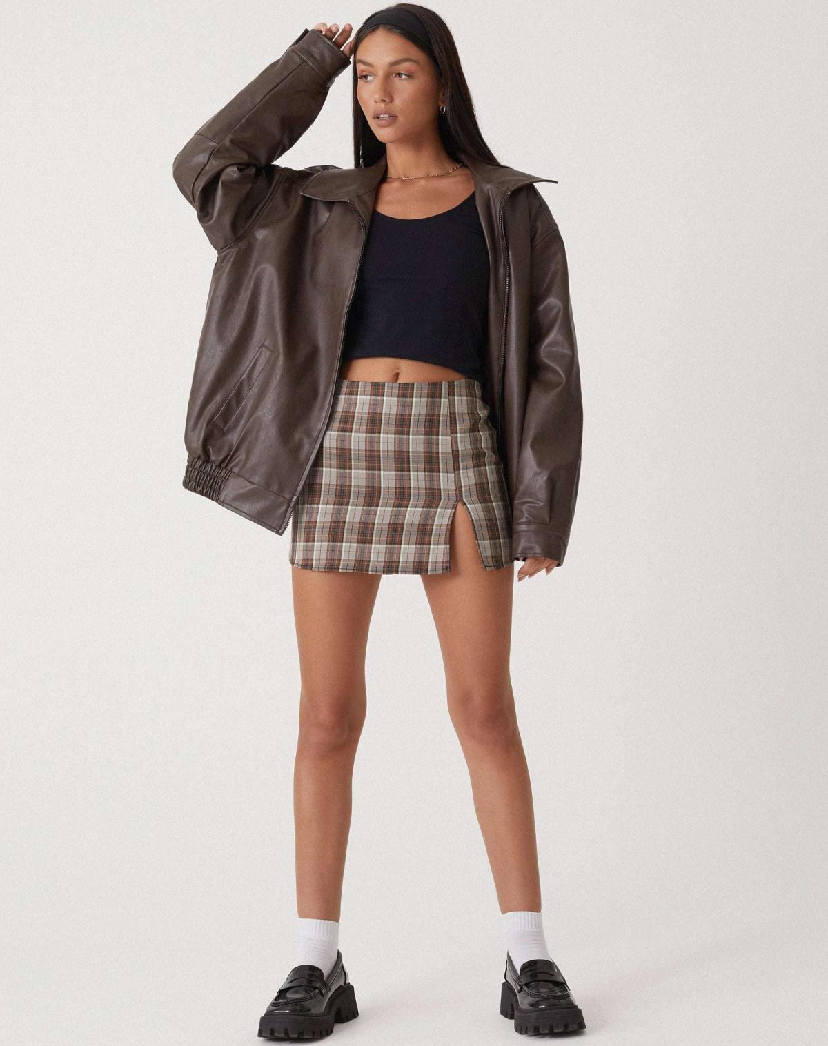 WW | Übergröße Lederjacke