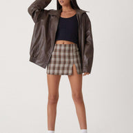WW | Übergröße Lederjacke