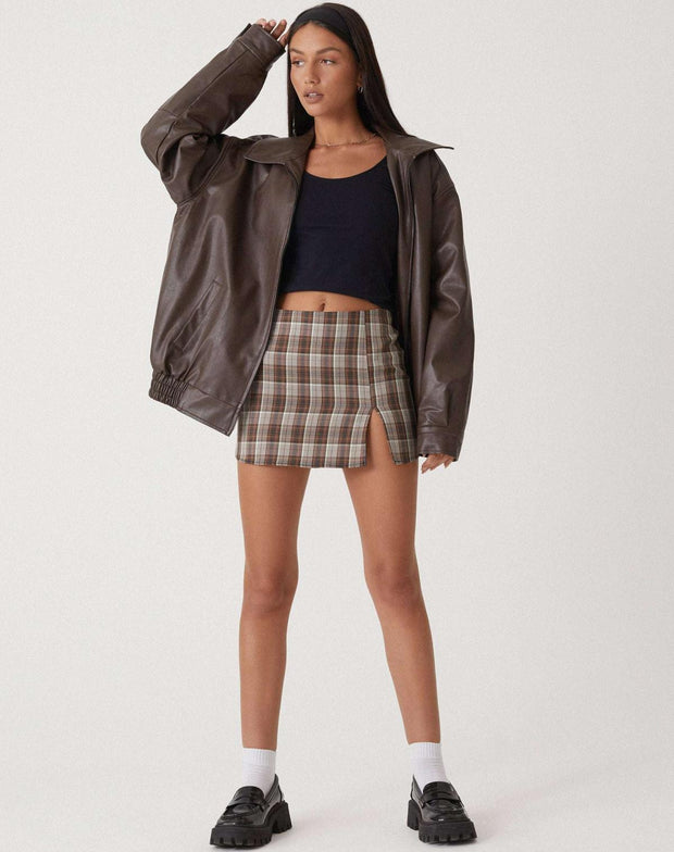 WW | Übergröße Lederjacke