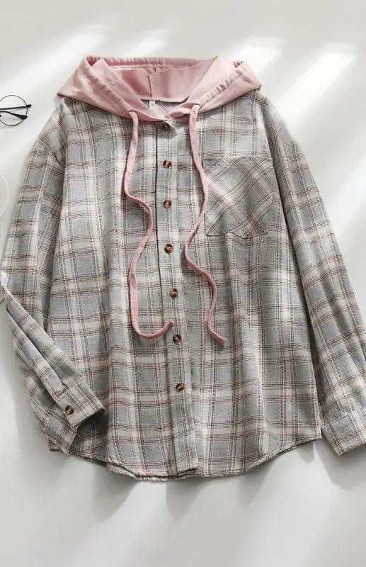 WW | Damen Hoodie Knopfen-Down Freizeitshirt Jacke