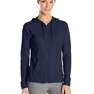 WW | Damen Jersey Vollzip Kapuzenpulli Activewear